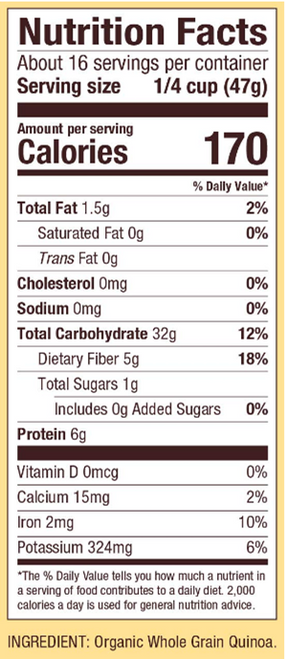 Bob's Red Mill Organic White Quinoa